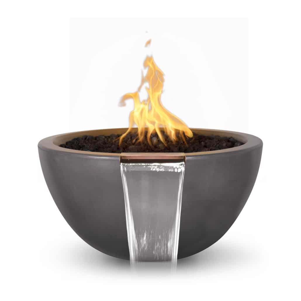 Luna-GFRC-Fire-and-Water-Bowl-30-inch-Chestnut